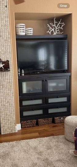 Floating Solid Wood Cabinet / TV credenza