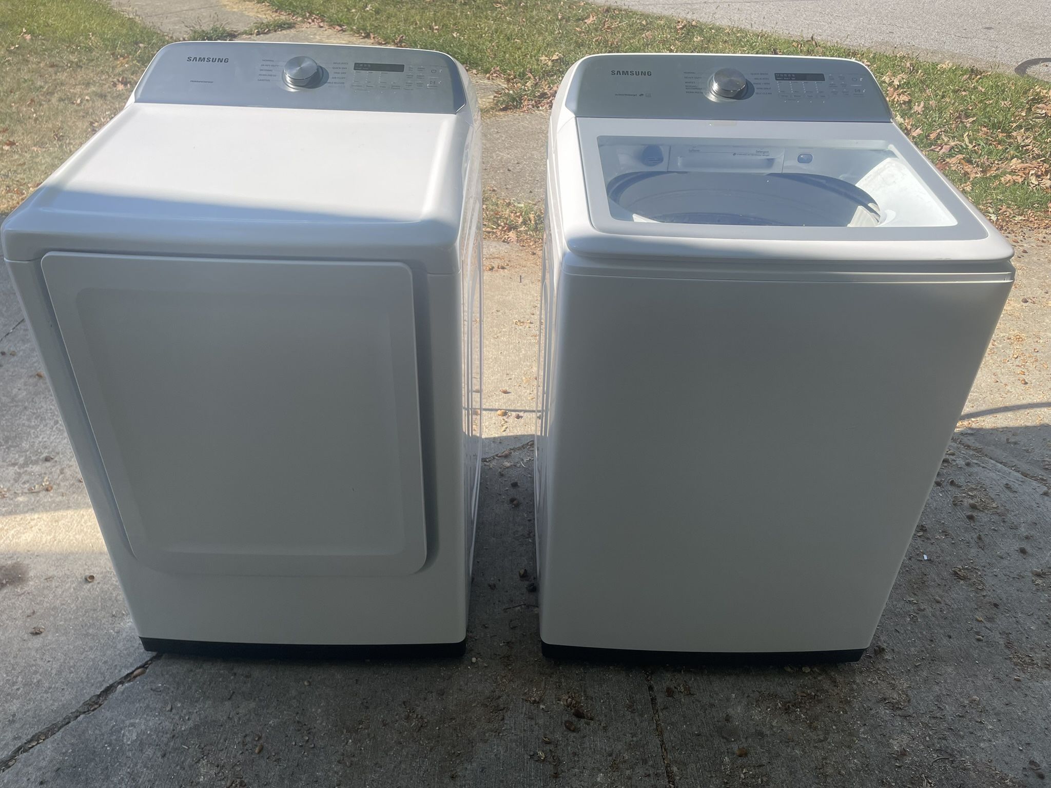 Samsung Washer And Electric Dryer Set