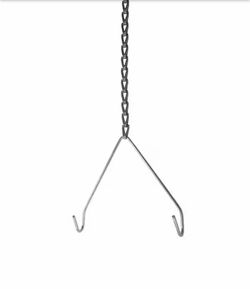 3 ft. White Hook-Style V-Hangers Chain and S-Hook (6 packs)
