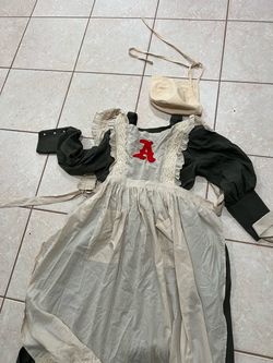 Scarlett Letter costume Hester Prynne literature Halloween original