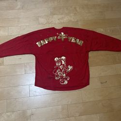 RARE DISNEY Spirit Jersey Chinese New Year of the Cow Mickey Mouse