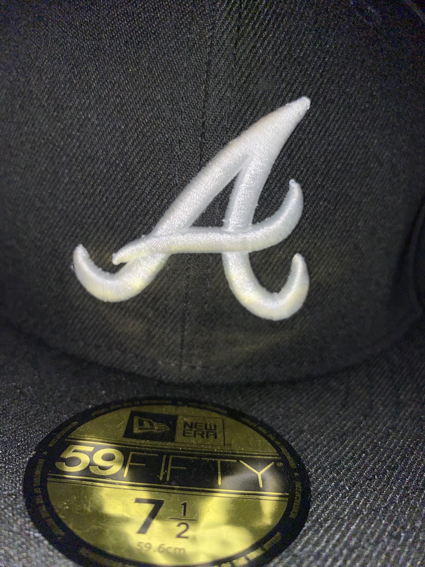 atlanta braves fitted size 7 1/2