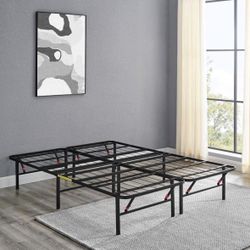 King Bed Frame - Amazon Basics Foldable Frame