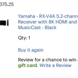 Yamaha Receiver