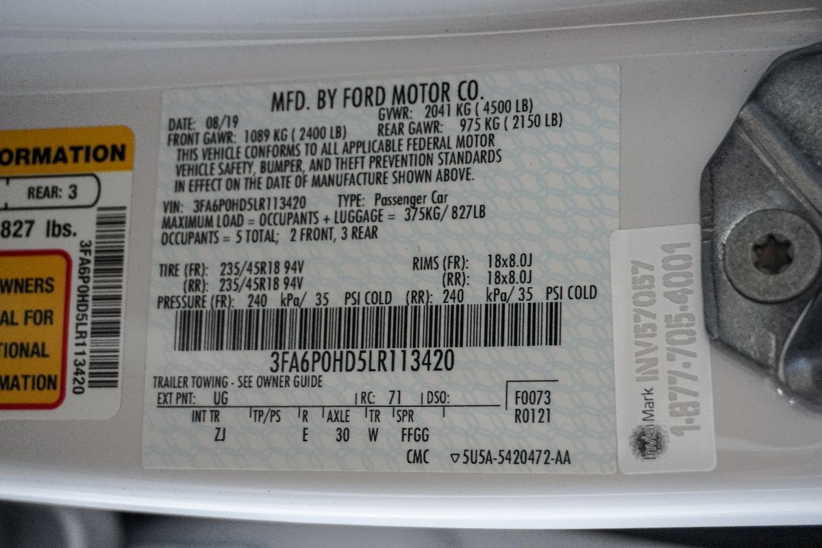 2020 Ford Fusion