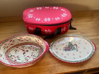 Christmas Dish Travel set