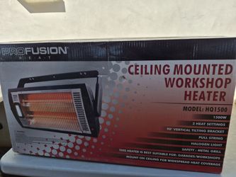 Ceiling mounted Workshop heater