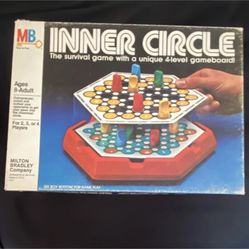 Milton Bradley Inner Circle Strategy Board Game 1986 Multilevel, 2-4 Players