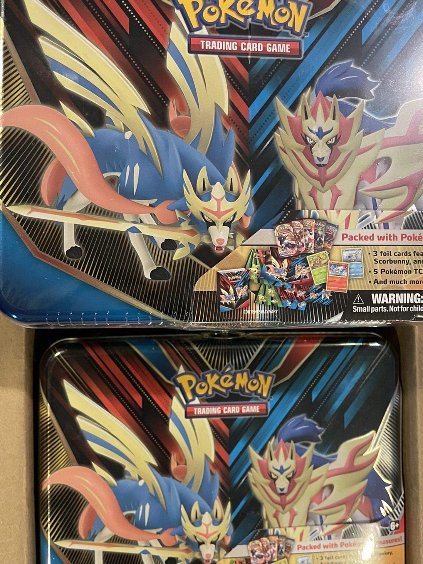 Pokemon Collectors Chest Tin Sealed Pack Of 6
