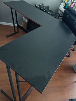 Big black desk