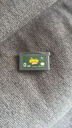 Crash Bandicoot Game Boy Advance Cartridge