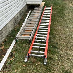 1 28’ Ladder And 1 24’ Ladder 
