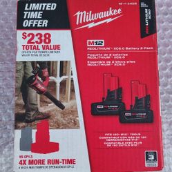 Milwaukee M12 6.0 Battery Pack...$120..Firm On Price.. Brand New.. First Come First Served...