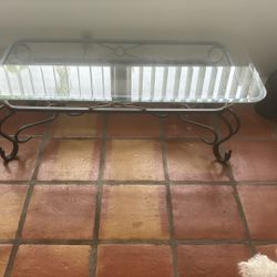 Glass Top Coffee Table