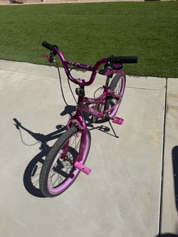 Girls Pink BMX-Style Kids Bike