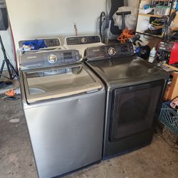 Samsung Washer And Electric Dryer Large Capacity 