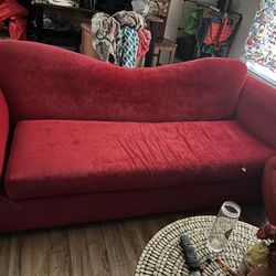 Unique Red Sofa