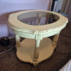 Vintage Shabby Chic Side Table