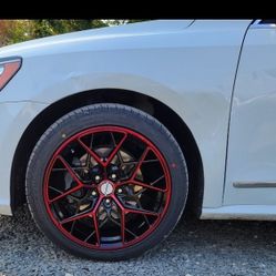 18" SHIFT RIMS WITH TIRES