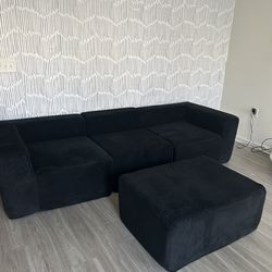 104 Cloud Sectional Couch W/ Sponge Cushion