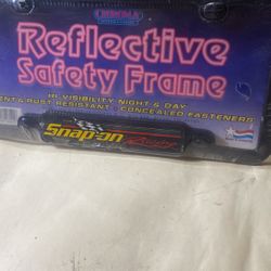 SNAP ON TOOLS LICENSE PLATE FRAME 
