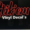 Stik’em Vinyl Decal’s