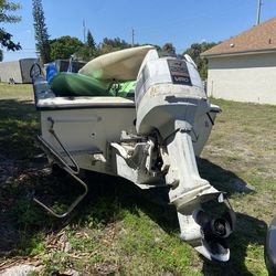 Boat and boat trailer