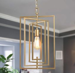 Gold Metal Chandelier