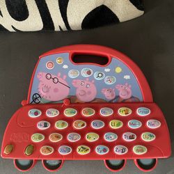 Like New Peppa Pig toy. Works great. Grandkids don’t use anymore. 