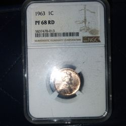 1963 Graded 68 Rd Penny