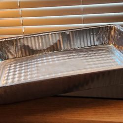 Large Rectangular Disposable Foil Aluminum Pan
