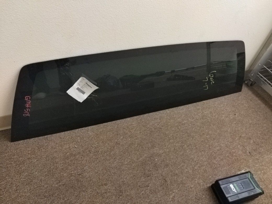 2012 GMC Back Window $50