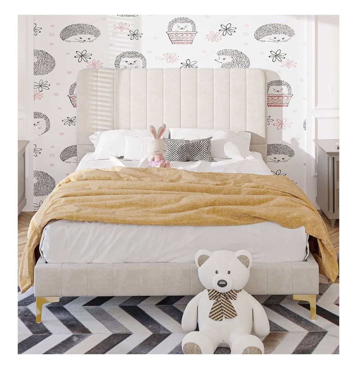Full Size Upholstered Bed