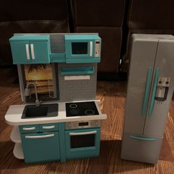 My Life Fridge And Kitchen Set