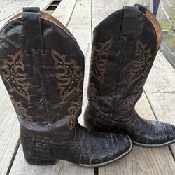 Caiman Belly Western Boot