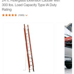 WERNER 24ft Ladder 