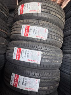 215/60/16 Kumho  #4 New Tires Mount & Balance // Set De 4 Llantas Nuevas Instaladas Y Balanceadas