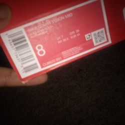 Nike Court Vision Mids Size 8 