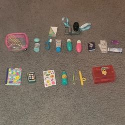 My Life doll Travel Set and school set