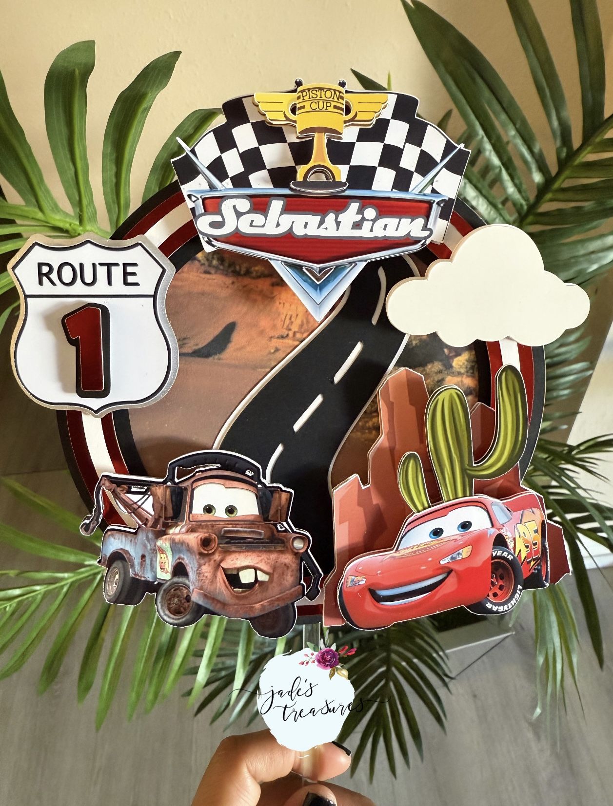 Cars Themed Topper