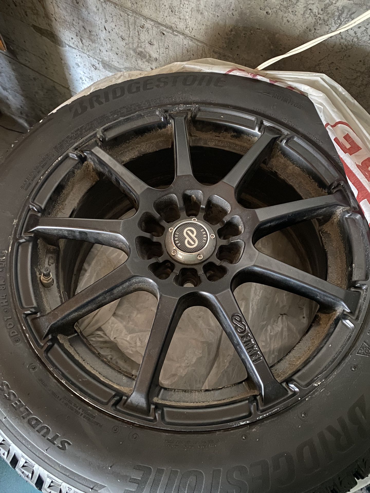 ENKEI Rims And Snow Tires 