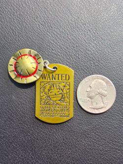 One Piece Monkey D. Luffy Necklace Charm