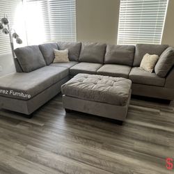 Sectional Sofa With Ottoman