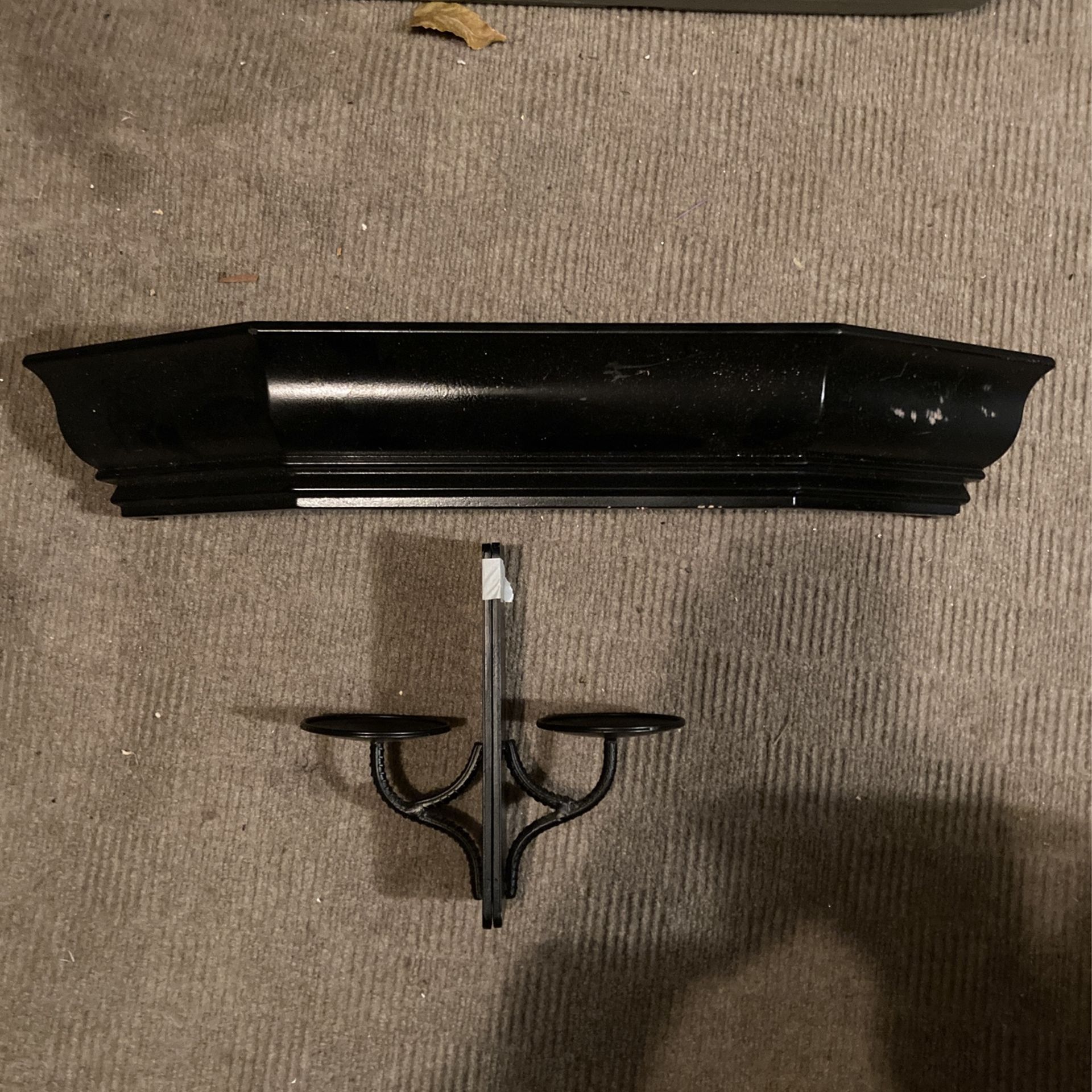 Wall Shelf And Candle Hangers