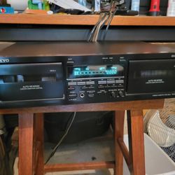 Vtg Onkyo TA-RW544 Twin Stereo Cassette Tape Deck (1997)