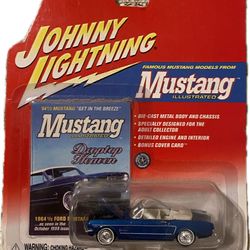 Johnny Lightning Dark Blue Mustang Illustrated 1966 Shelby GT 350