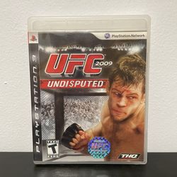 UFC Undisputed 2009 PS3 Sony PlayStation 3 MMA Martial Arts Fighting Video Game