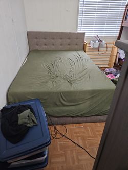 queen bed frame with storage