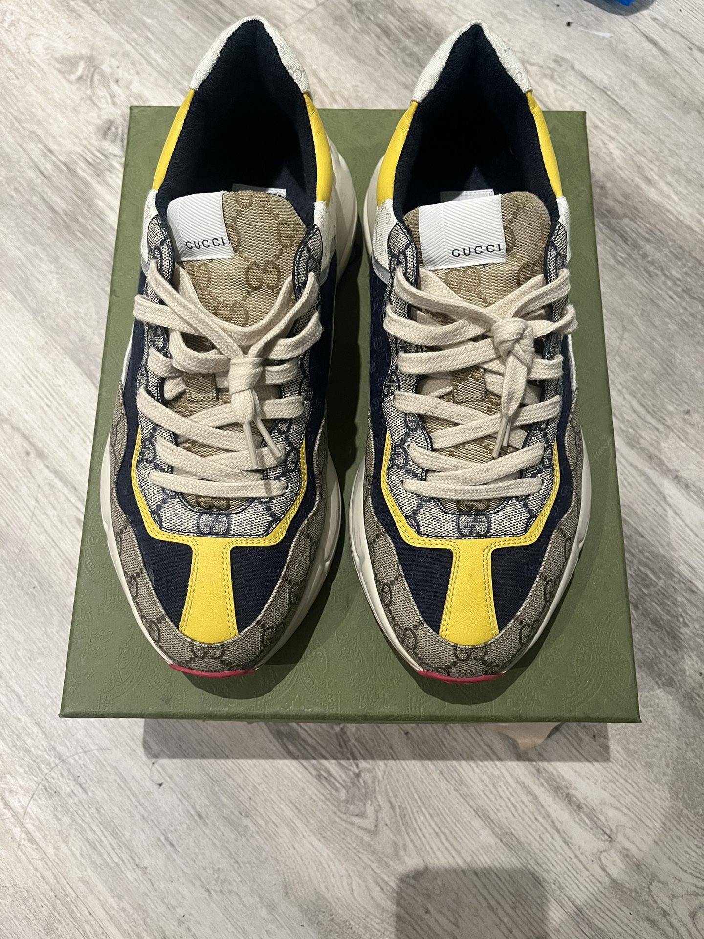Gucci Rhyton Sneakers 10.5