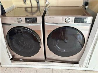 Samsung Smart Front-Load Washer and Dryer Set
